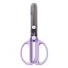 Kutsuwa SS122PU Children's Scissors with Integrated Cap, Purple