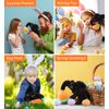 PLUSH CARROT - SUPER SOFT PLUSH - BLACK SPIDER