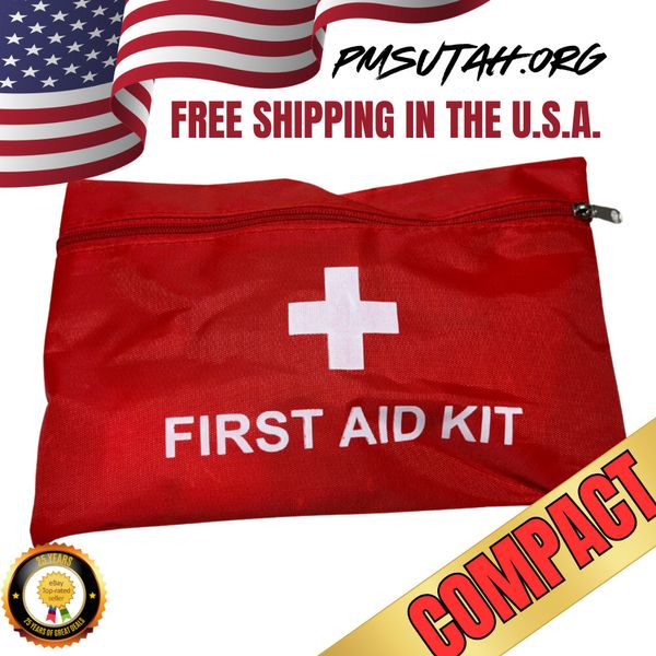 First Aid Kit Med Pack Medical Emergency Trauma Bag Survival Box Pouch Portable