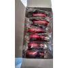 6 Calculator Ribbons Travis Technologies Replacement for Casio DR210TM, DR-210TM Black Red