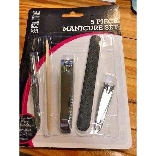 5 PIECE MANICURE KIT  ELITE     NEW IN PACKAGE