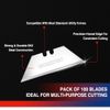 WORKPRO 100-Pack SK5 Utility Knife Blades Utility Blades Replacement w/Dispenser