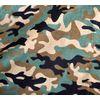 Camouflage Printed Flannel Paperless Towels 1 Ply 14x14 Inches Set of 4