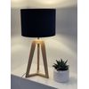 Navy Blue Velvet Drum Lampshade