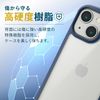 Elecom iPhone 13 mini/Hybrid Case/Silky Clear/Navy
