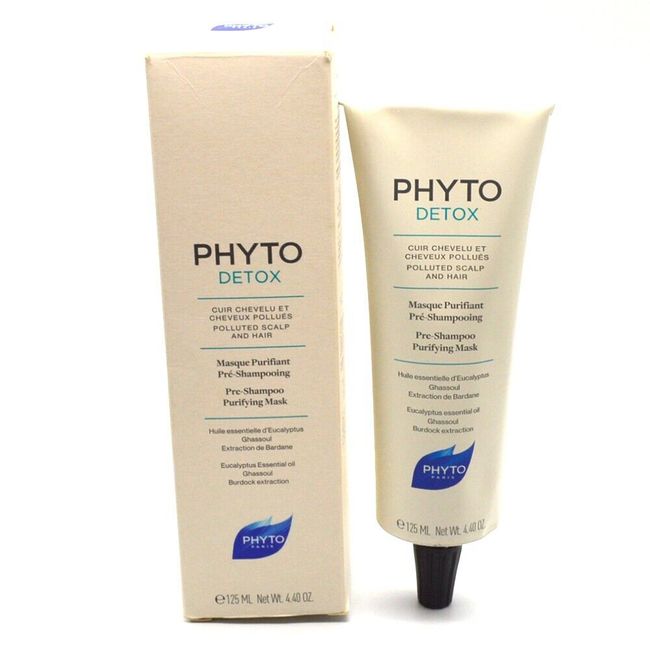 Phyto Detox Pre-Shampoo Purifying Hair Mask 4.4 Oz / 125 mL