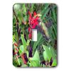 3dRose lsp_33112_1 Bee Balm and Hummingbird Toggle Switch, Multi-Color