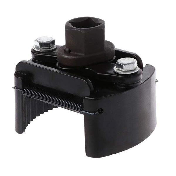 DEDC Universal Square Oil Filter Wrench Adjustable 1/2 inch Black (60-80mm)