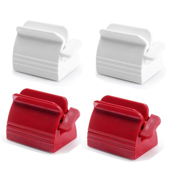 Toothpaste Tube Squeezer Manual Dispenser Seat Holder Bathroom Accessories