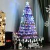 Pre-lit Fiber Optic 6' Tree Artificial Christmas Tree Multicolor LED Star Lights
