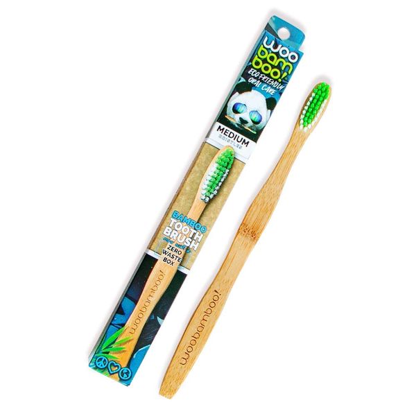 Woobamboo Adult Medium Toothbrush - Zero Waste 1
