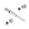 sourcing map 5pcs S2 Square Screwdriver Bit 1/4" Hex Shank 2" Length Magnetic Screw Driver Power Tool