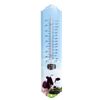 Antikas - Animal Thermometer Made of Iron, Light Blue Painted, Cow Motif