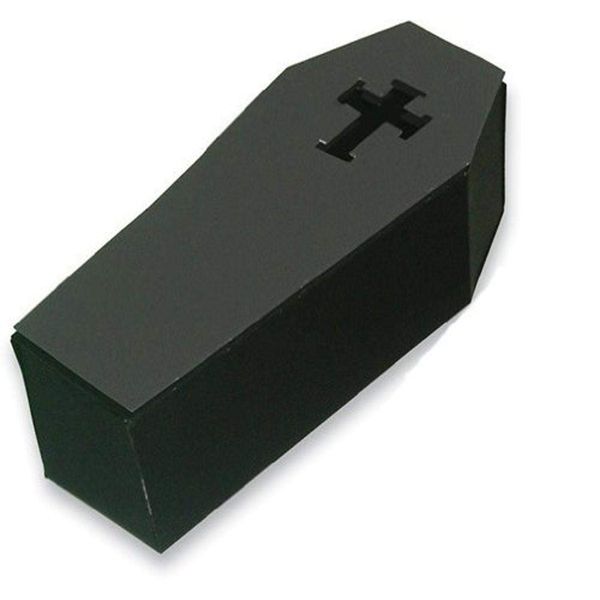 3-Piece Silverware Caddy, Halloween Coffin