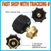 Propane Refill Adapter QCC1 Regulator Valve 1LB Cylinder Tank Coupler Bottle