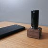 Kamakura Terrace Shachihata Capless 9 Stamp Stand | Solid Walnut | ss03-bw