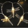 LightsGo 20 Battery Powered Dragonfly 2M LED Fairy String Lights (Warm White)