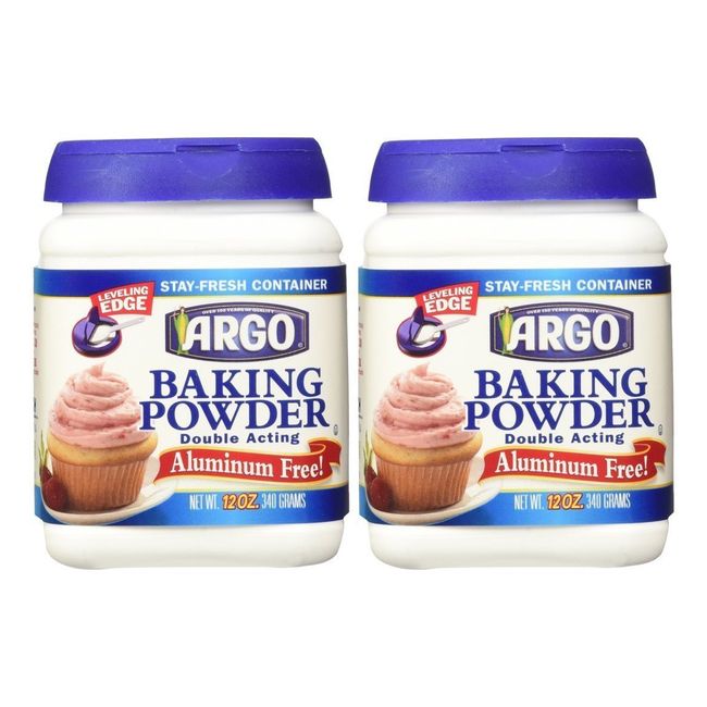 Argo Baking Powder - 12 oz, Pack of 2