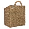 MyGift Rustic Woven Wall Hanging Storage Basket, Large Decorative Baskets
