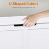 39.4'' Large Toy Box Storage Organizer Cabinet Bed End Bench with Safty Hinge