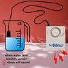 Water Leak Detector - Flood Water Level Sensor Detectors - Bath Alarm Overflow Sensor - Rain or Moisture Indicator