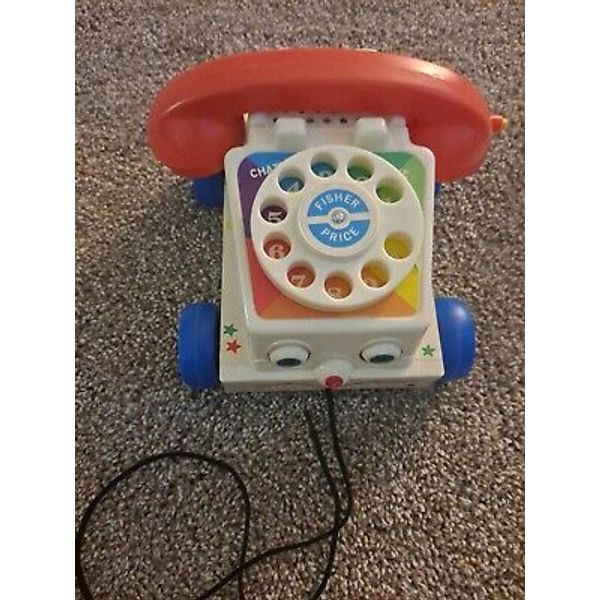 Fisher Price Retro Chatter Telephone Classics Pull Toy Phone