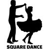 CafePress Square Dance Oval Car Bumper Sticker