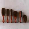 Diane Premium 100% Boar Bristle 7 Row Styling Brush for Men and Barbers, Medium-Firm Bristles for Thick Coarse Hair, Detangling, Smoothing