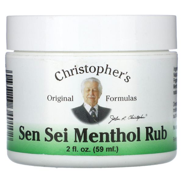 Christopher s Original Formulas Sen Sei Menthol Rub 2 fl oz 59 ml Chemical-Free