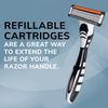 Bic Flex 5 Refillable Razor Cartridges For Men 8 Count Ultra Thin Blades
