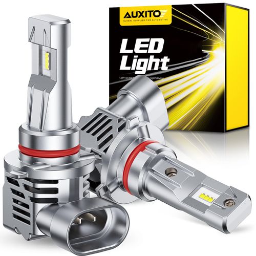 AUXITO 9005/HB3 LED Bulb, 800% Brighter, 3 Min Quick Install, 20 Years Lifespan, No Flicker, 99% Compatibility
