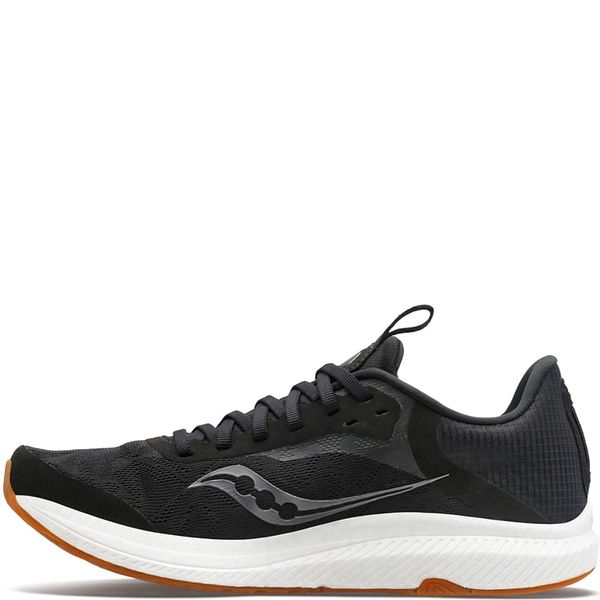 Saucony Women's Freedom 5 Running Shoe, Black/Gum, 9