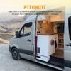 Samman Door Stop Kit, Aluminum Midway Stop for Van Conversions Compatible with Sprinter, Transit, ProMaster
