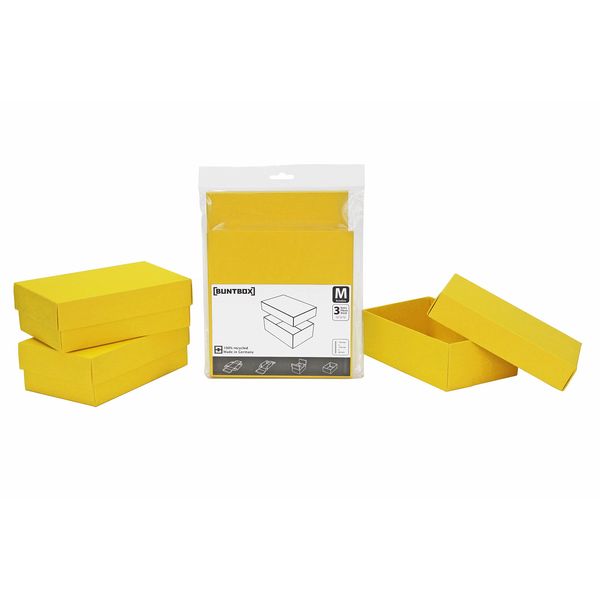 Buntbox 70-22 - Kartonage Set 3-teilig, Größe M, Sonne