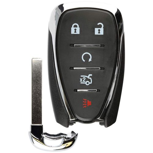 KeylessOption Keyless Entry Remote Smart Car Prox Key Fob W/Key for Chevy Camaro Malibu Cruze 2016-2020 HYQ4EA