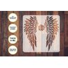 Angel Wings Stencil | Memory Wings Stencil | Wings Stencil | Large Angel Wings |
