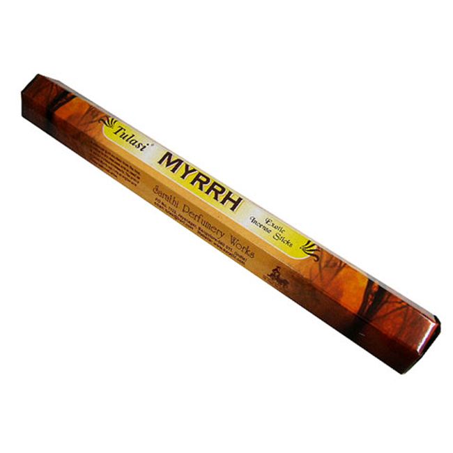 Incense Myrrh Incense Stick /TULASI MYRRH/Incense/Indian Incense/Asian Miscellaneous Goods (Post-mail delivery option available/1 postage fee will be charged for every 6 boxes)