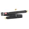 Black 2 Point Retractable Safety Seat Belt Lap Extra long Adjustable Nylon Strap