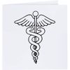'Caduceus Symbol' Blank Greeting Card (GC00001173)