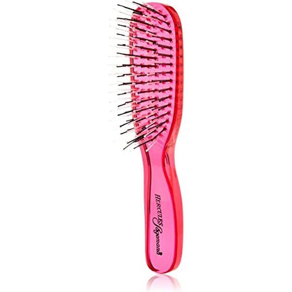 HERCULES SÄGEMANN - Zauberbürste Pink Piccolo | Hochwertige Scalp Brush für sanftes Entwirren ohne Ziepen. Geeignet für nasses und trockenes Haar. | Farbe: Pink |Größe: Piccolo