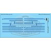 Blue Semi Stripe Graphic 1:64 Scale
