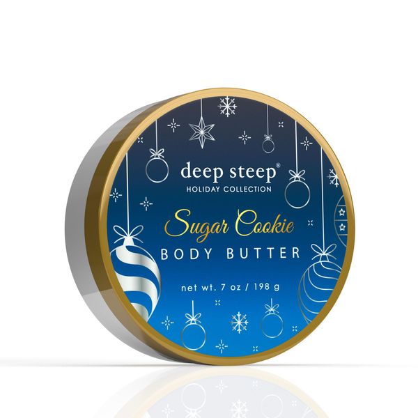 Deep Steep Holiday Body Butter, 7oz (Sugar Cookie)