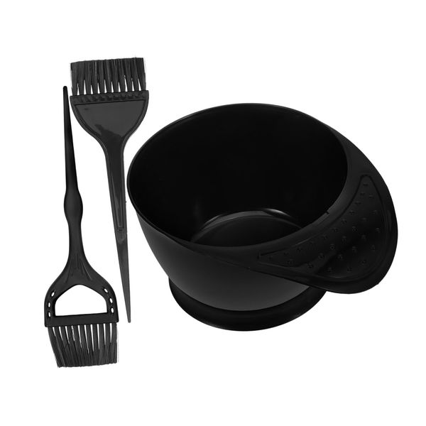 LALADEFIEE 1 Set Hairdressing Tools Set Hair Mixing Bowl and Brush Hair Dye Bowl and Brush Hair Salon Bowl Mask Mixing Bowl Hair Coloring Brush Bowl Brush for Hair Coloring Hair Dyeing Brush