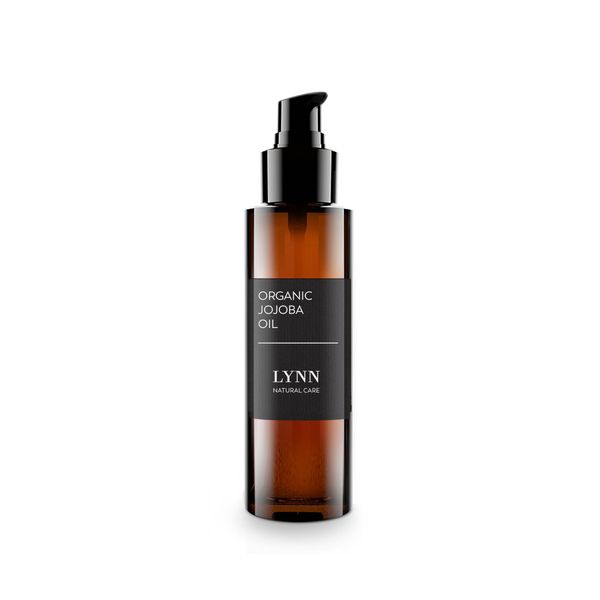 Bio Jojobaöl von LYNN | 100ml | für unreine Haut | schonend kaltgepresst | 100% rein und vegan | natürliche Feuchtigkeitspflege für Haut und Haar | Braunglasflasche