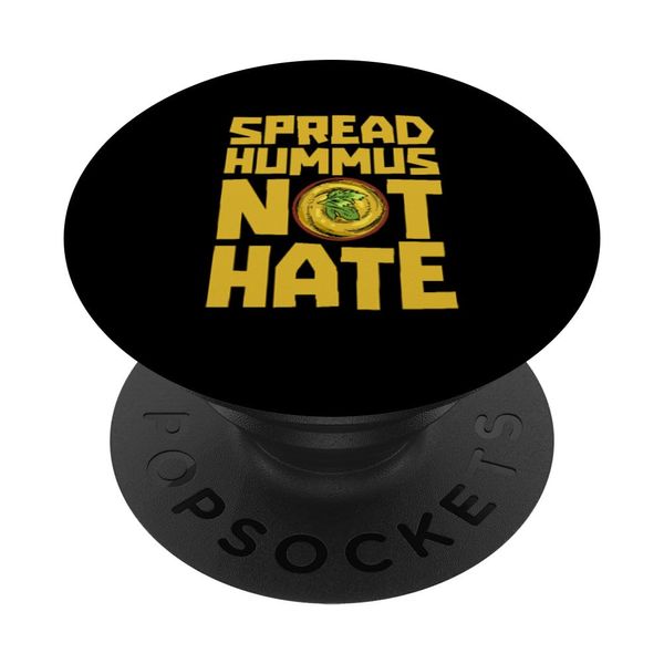 Spread Hummus Not Hate Veggies Vegetable Farmers Vegan Chef PopSockets Adhesive PopGrip