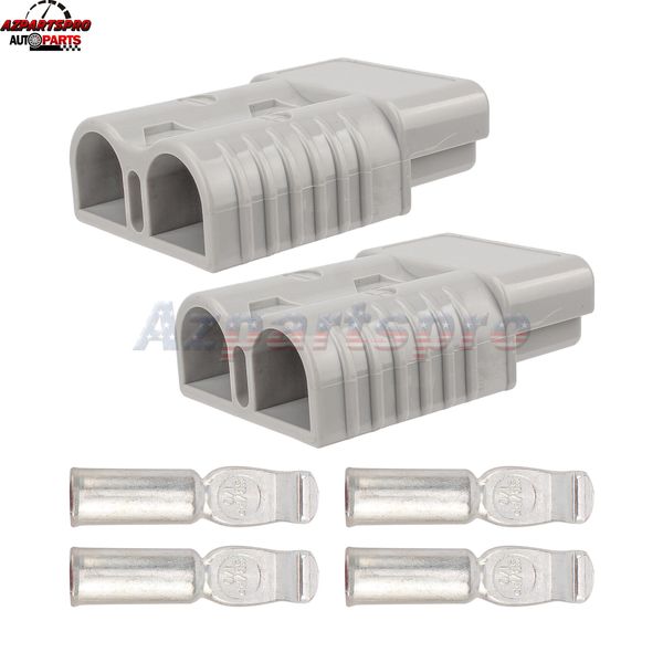 2X 175A Battery Quick Connect Disconnect Cable Plug Winch Connector Kit Set