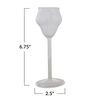 Creative Co-Op Modern Stemmed Sambuca Glass, Clear Glassware