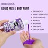 BOBISUKA Light Purple Liquid Texture Face and Body Paint Washable