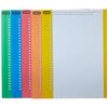 L'Oblique AZ 10 Sheets Filing Cabinet Labels Assorted Colours