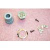 QTY (1) GH-10F POSITRONIC 10 POSITION HEX CIRCULAR SOCKET SOLDER CUP GOLD
